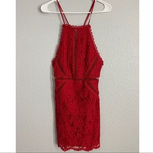 Red forever 21 mini dress